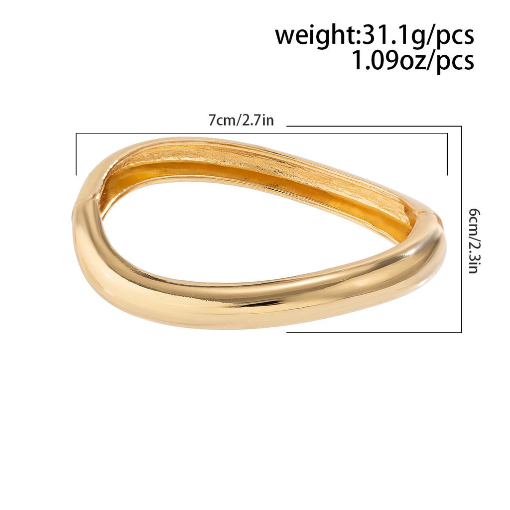 DIEZI Exaggerated Punk Irregular Wide Cuff Bangle Vintage Gold Silver Color Bracelets Bangles For Women Men Accessories Jewelry