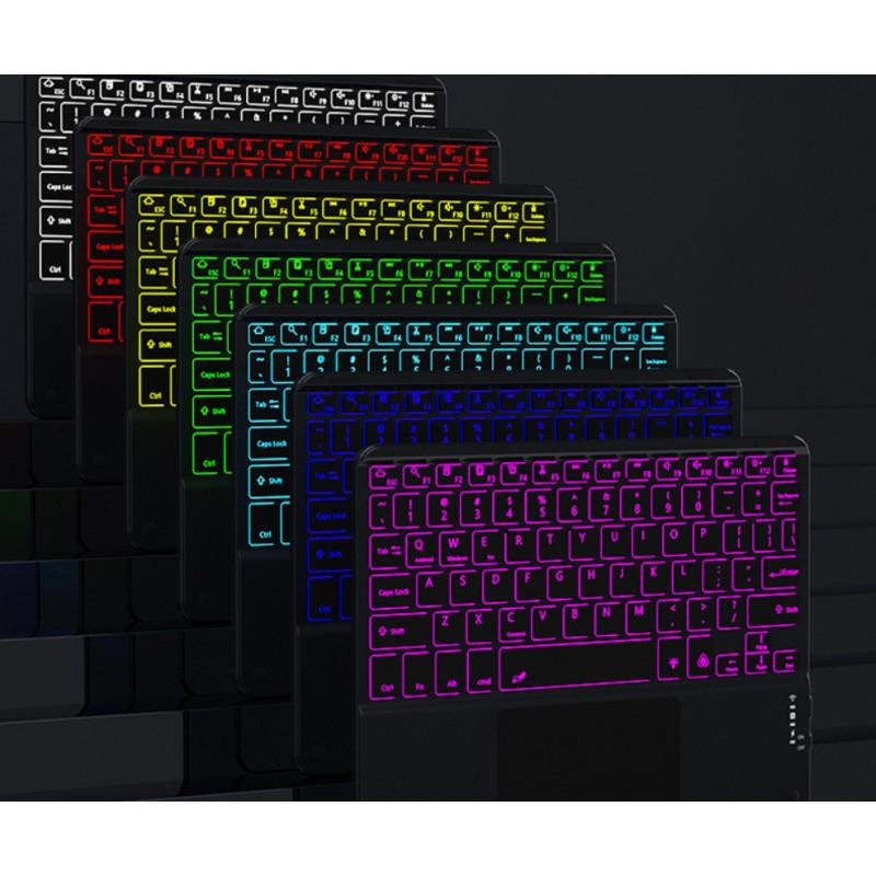 Wireless Bluetooth Keyboard Case With Touchpad MatePad 11 10.95 Inch Tablet Black Pink Blue Green Purple Lavender Sky