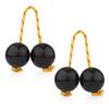 ENN LLC Pachika Asalato Percussion Shaker Set of 2 (Black)