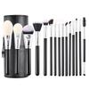 15-Piece Professional Makeup Brush Set for Artists and Schools with Detail Concealer Brush
