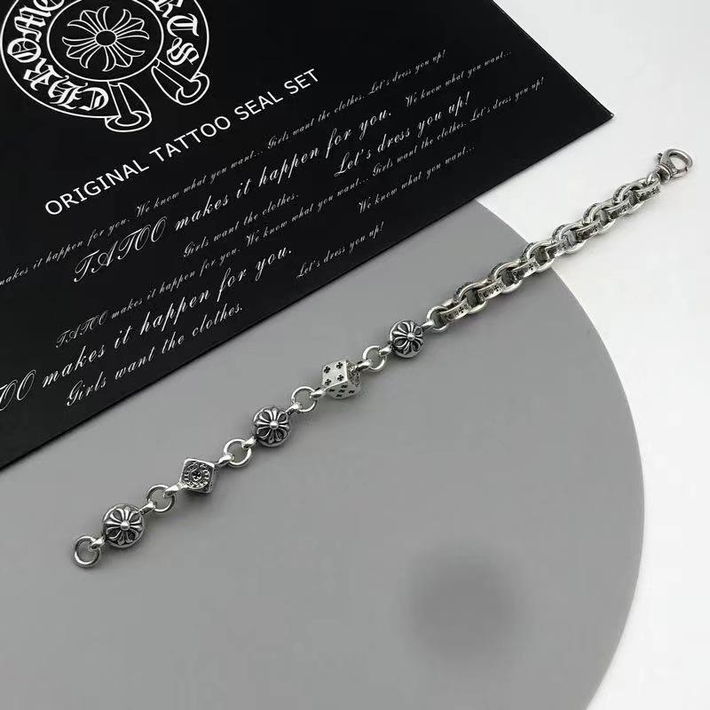 Vintage Cross Dice Bracelet: Wu Lin Personality for Couples