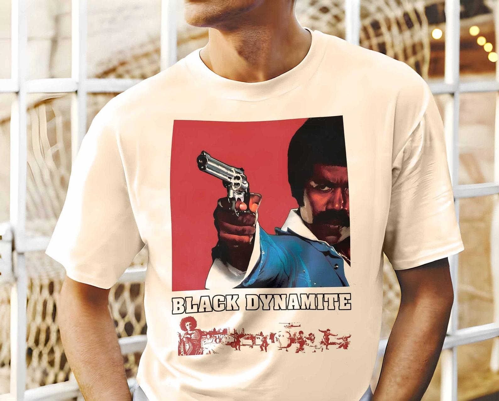 Black Dynamite V4 Movie Poster Classic Movie Unisex T-Shirt all sizes S-5XL M