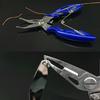 Stainless Steel Braid Cutter Multi-Tools Fishing Fishing Pliers Corrosion Resistant Split Ring Pliers for Outdoor Fishing Tools
