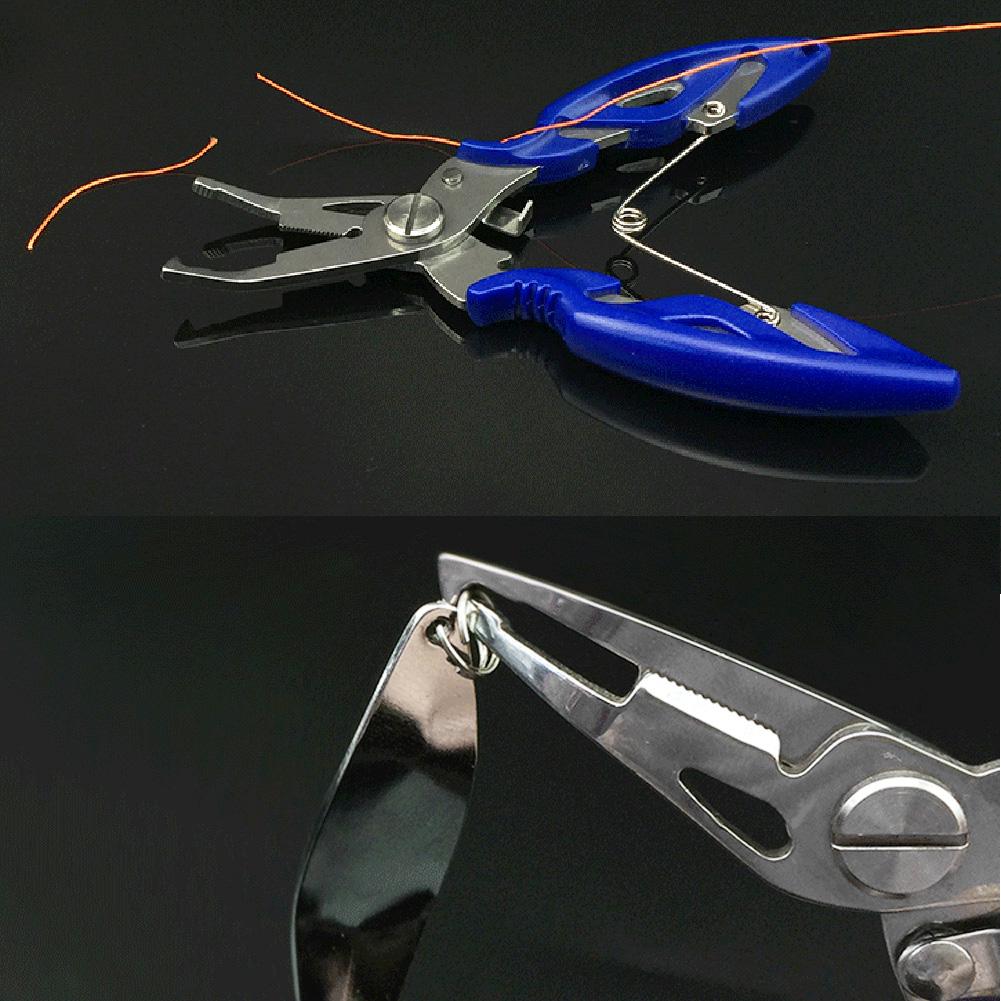 Stainless Steel Braid Cutter Multi-Tools Fishing Fishing Pliers Corrosion Resistant Split Ring Pliers for Outdoor Fishing Tools