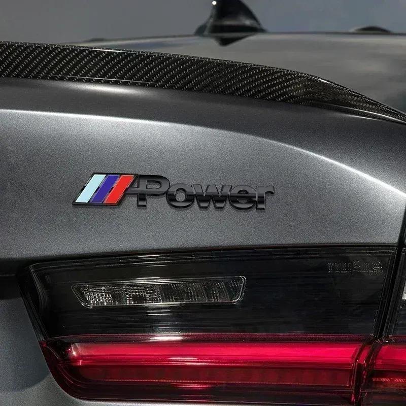 2PCS for BMW M M3 M4 M5 E60 X1 X5 X3 X7 X6 F10 F20 M Performance Metal Car Accessories Sticker Emblem Decal Exterior Decoration