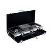 Portable Outdoor Double Burner Gas BBQ Grill & Folding Rack