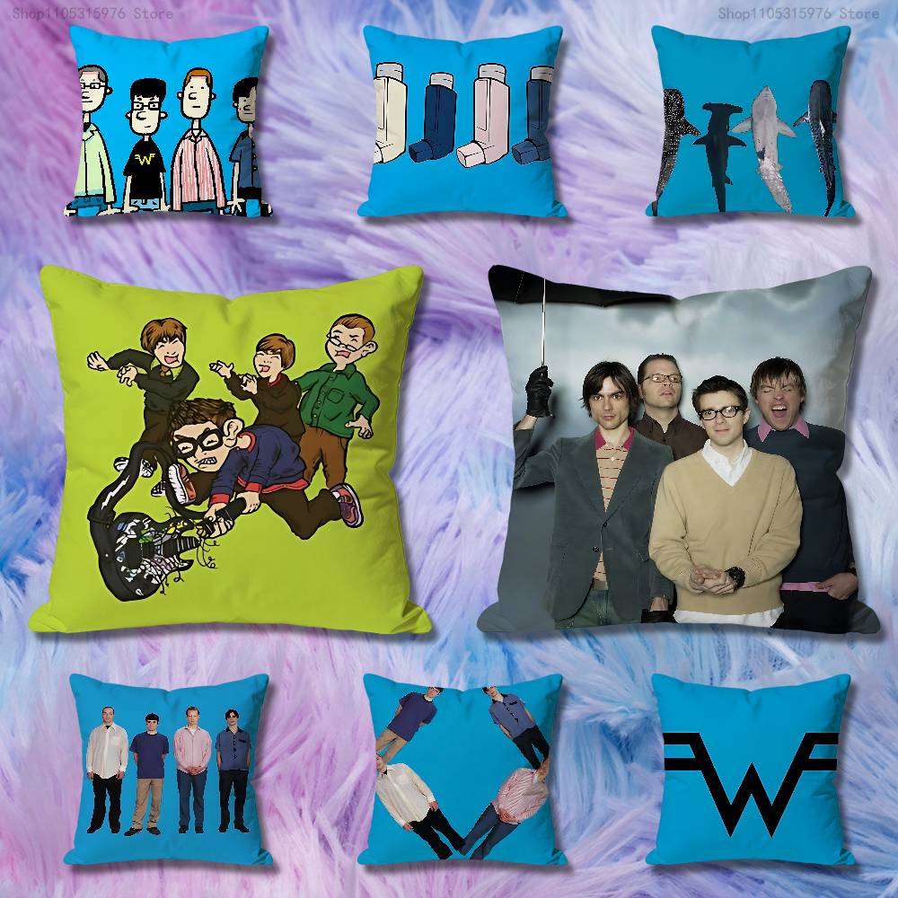 Rock WWeezer Pillow Cases for Bedroom Living Room Sofa Home Decor Polyester Cushion Cover with Zipper