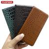 Custodia a Flip in Vera Pelle di Coccodrillo per Samsung Galaxy A22 A32 A42 A52 A72 A82 A52S A21S A33 A53 A73 A23 5G Coperture per Telefono