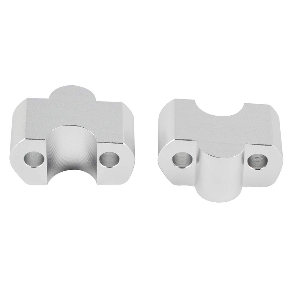 YIBO 30mm Handlebar Riser Mount Clamp for G310R G310GS G 310R 310GS 2017 2018 2019 Motorcycle Elevador De Manillar (Silver)