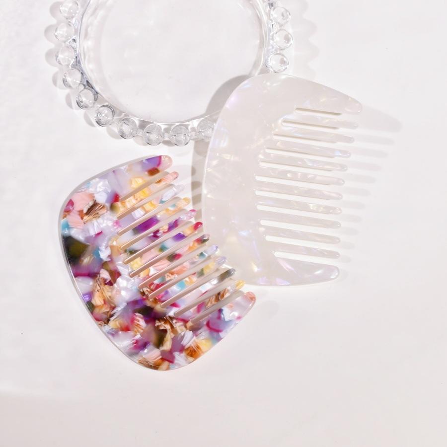 Acetic Acid Hair Comb Multi Color Portable Easy To Carry Small Comb Holiday Traveling Pocket Comb Hairdressing Styling Tools