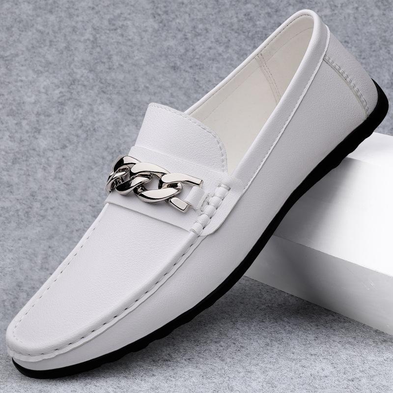High-Quality Mens Leather Shoes Fashion Men'S Loafers  Comfortable Soft Male Casual Shoes Slip-On Men Flats Chaussure Hommes