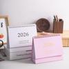 2026 Calendar Simple Memo Book Monthly Daily Planner Scheduler Time Management Home Office Desktop Decoration Standing Calendar