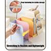 Modern Expandable Pen Organizer Compact Design Desktop Bookends For Students Professionals