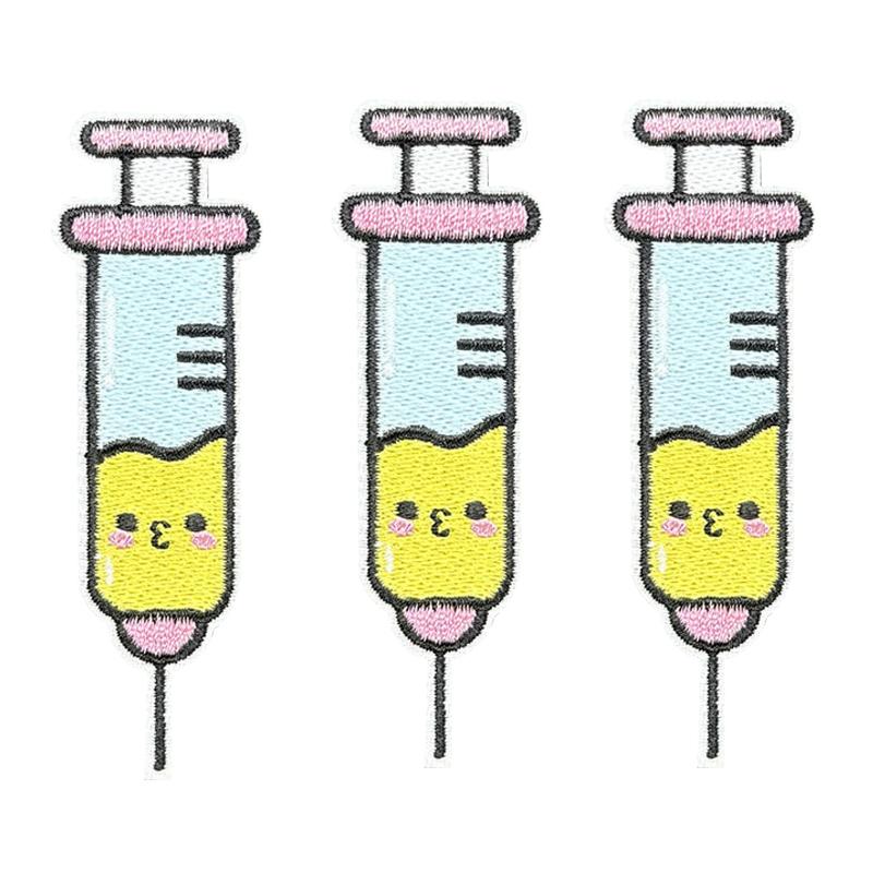 10pcs /Lots Laboratory Embroidered Patches Diy Cute Cartoon Patch Hats Bags Jackets Sew Embroidery Applique Clothing Decoration 