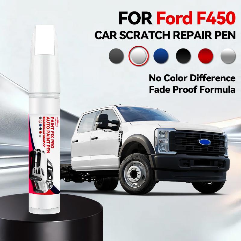 

For Ford F450 1990-2026 Paint Repair Pen Touch Up Scratch Remover DIY Auto Accessories Black White Silver Gray Blue Red перлина білого кольору