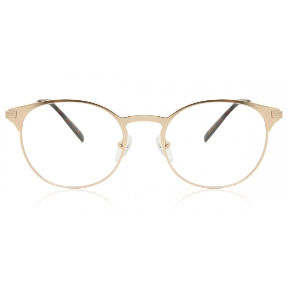 

Full Rim Round Gold Smartbuy Collection Hughes 970f Fashion Unisex Eyeglasses Gold/50-19-140