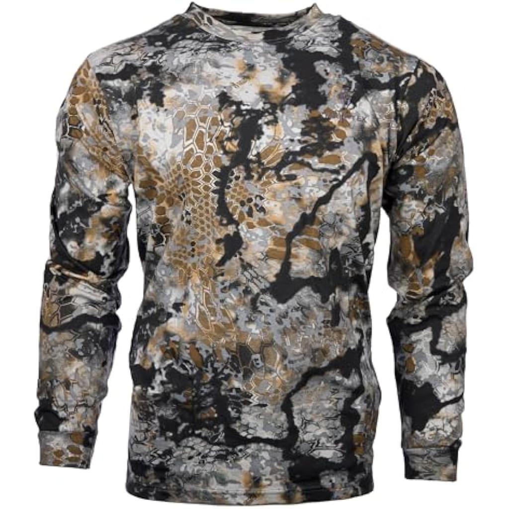 Men's Stalker Long Sleeve T-shirts Outdoor Hiking Climbing Sports Round Neck Long Sleeve T-shirts
