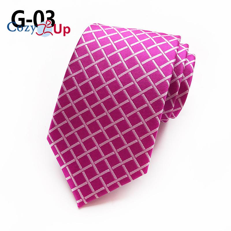 New Classic Men's Plaid Checks Silk Tie Necktie