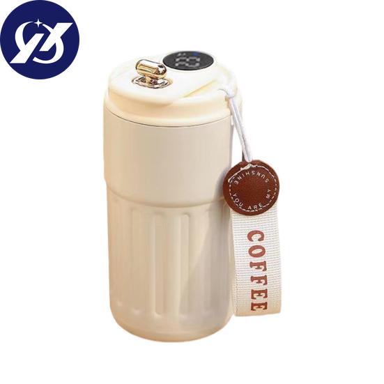 450ML Thermal Cup Smart Insulated Cup with Leak-Proof Lid And Temperature Display for Home Office Outdoor