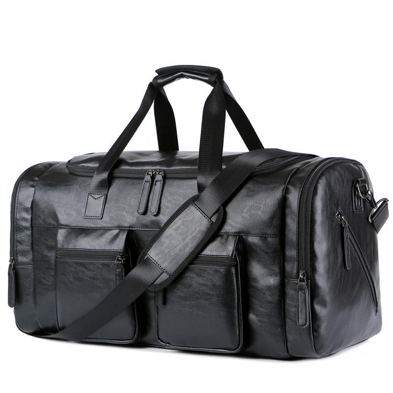 Travel Bag, Luggage Bag, Large Capacity Business Travel Luggage Bag, Extra Large Storage, Student Travel Handbag, Crossbody Bag чёрный