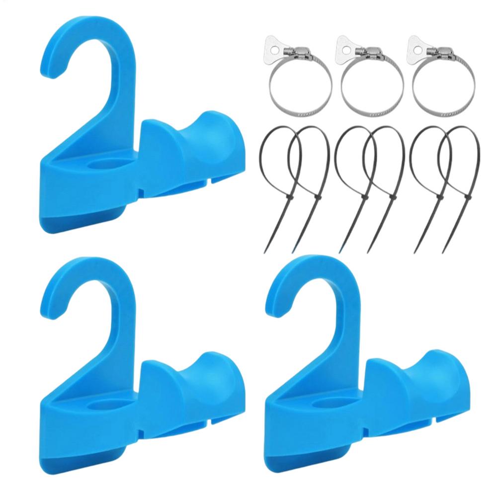 Pool Water Hose Holder 3 Pieces Anti-Slip Tube Support Leak-Proof Swimming Pool Pipe Holders For Indoor Outdoor Garden Farm