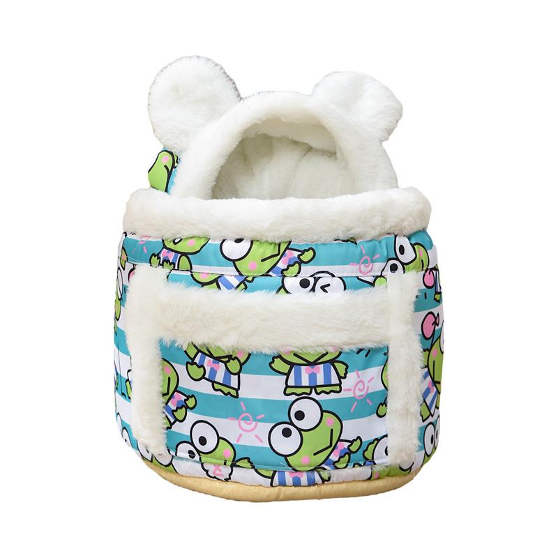 Winter Double Shoulder Pet Backpack Nest Portable Warm Cat Bag Baby Cat Nest Small Dog Dog Nest Pet Nest