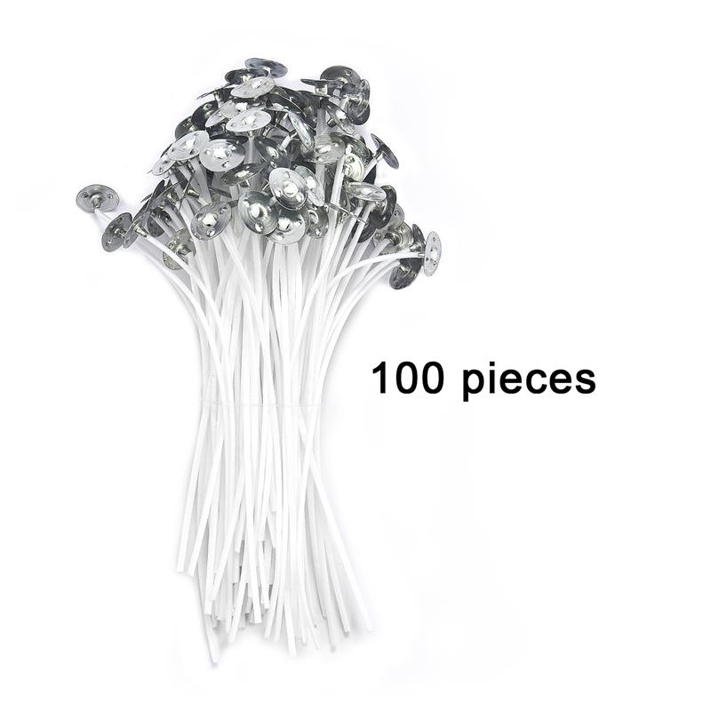 50PCS/100PCS Candle Wicks Smokeless Wax Pure Cotton Core For DIY Candle Making Pre-Waxed Wicks Party Supplies 2.5-20cm