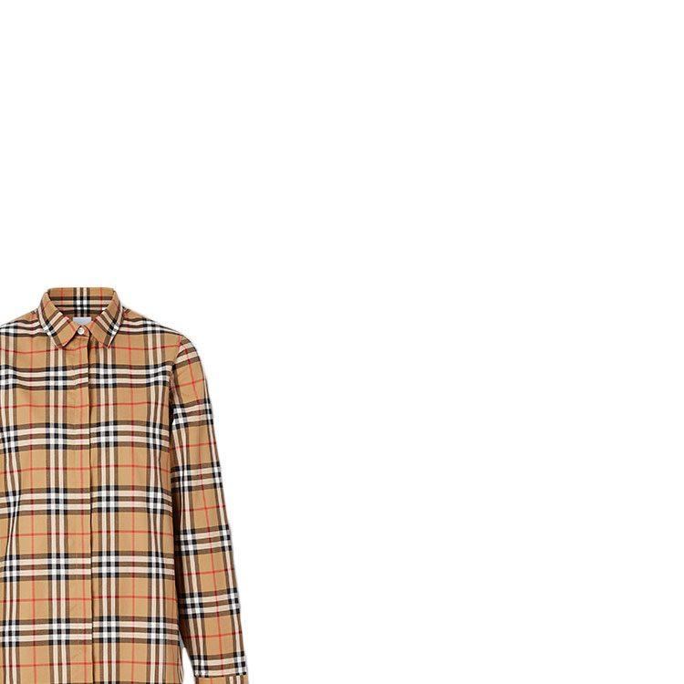 Burberry Shirt Women's Classical Style Yellow 8014010