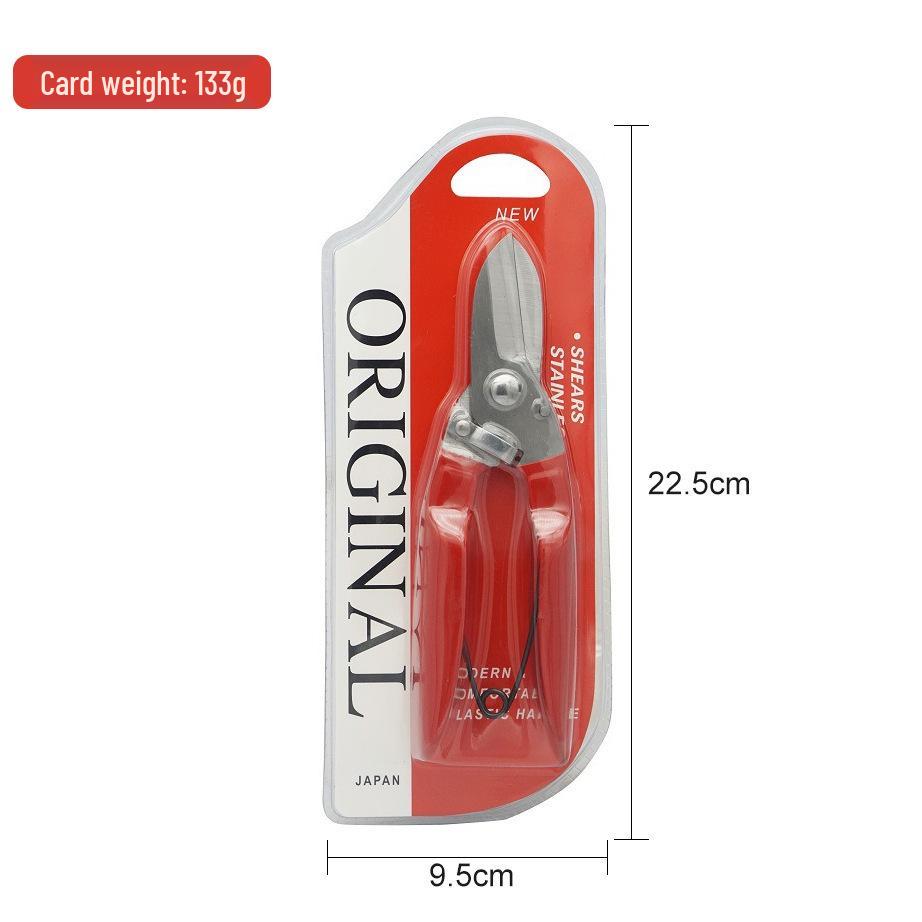 Labor-Saving Non-Slip Handle Stainless Steel Pruning Shears for Orchard and Garden