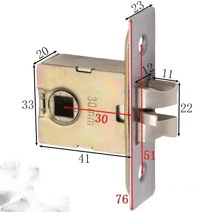 Silent Universal Bathroom Tongue Lock And Cylinder