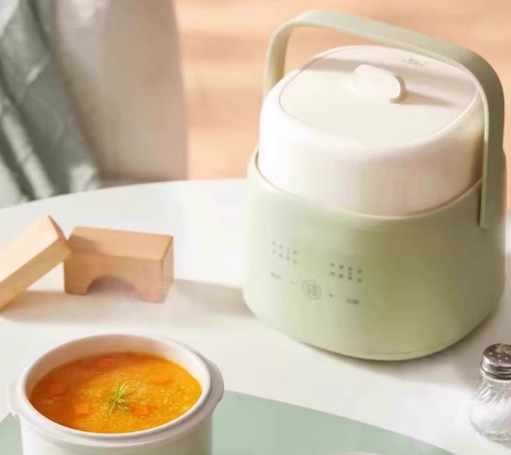 220V Elektryczny Garnek do Duszenia Domowy Ceramiczny Jedzenie Uzupełniające dla Niemowląt Zupa BB Gotowanie Owsianki Artefakt