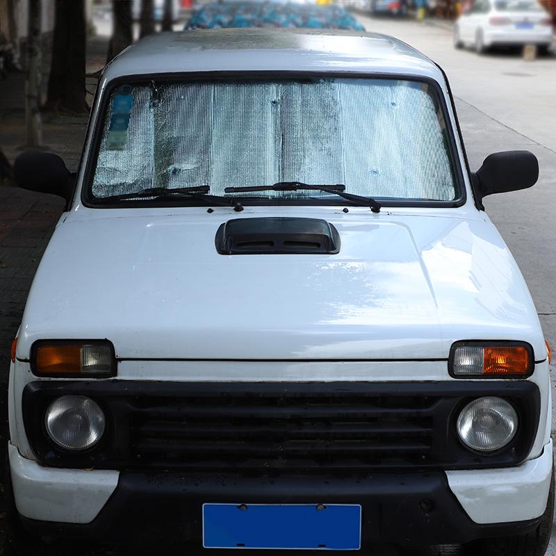 For LADA NIVA 4X4 2009-2019 Car Styling Silver Car Forward Windshield Sunshade Car Solar Protection Pad Car Accessories