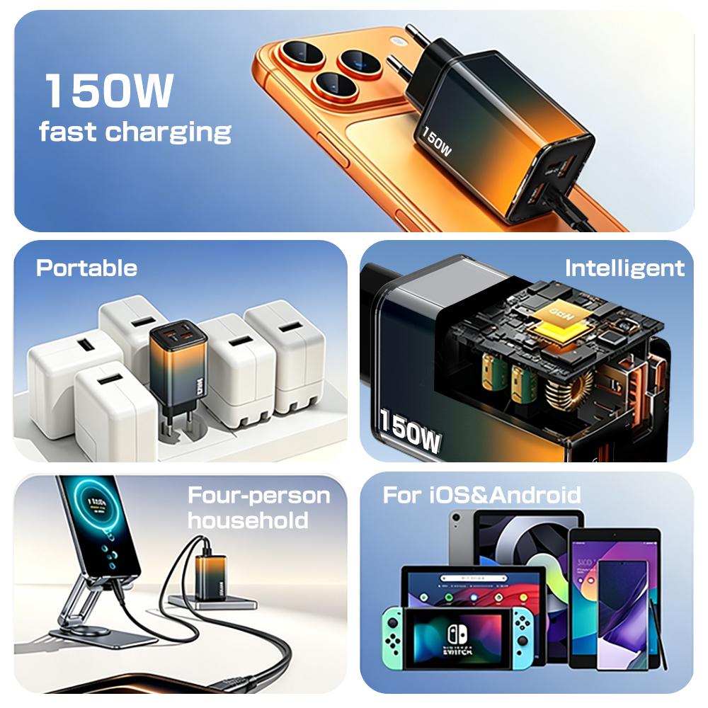 111W Quick Charger PD 1 Ports USB C Charger Type C USB Phone Charger Fast Charging Adapter for Samsung iPhone Huawei Xiaomi NEW