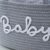 Cotton Rope Mommy Bag Multifunctional Baby Hygiene Basket Diaper Storage Bag  Feeding Bottle