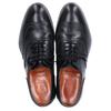 YANKO 104634 Full Glove Wingtip Leather Shoes 7 1/2 blackUsed