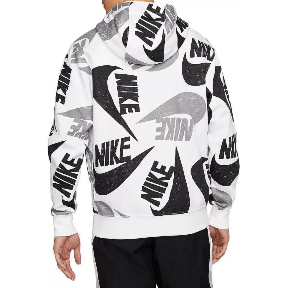 Nike Sweatshirts Men's White Hooded Moderate Regular CJ6312-010