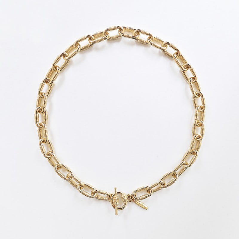 

Eliz by Lizgallery Belle Epoque Chain Necklace_S/Y Yellow Gold