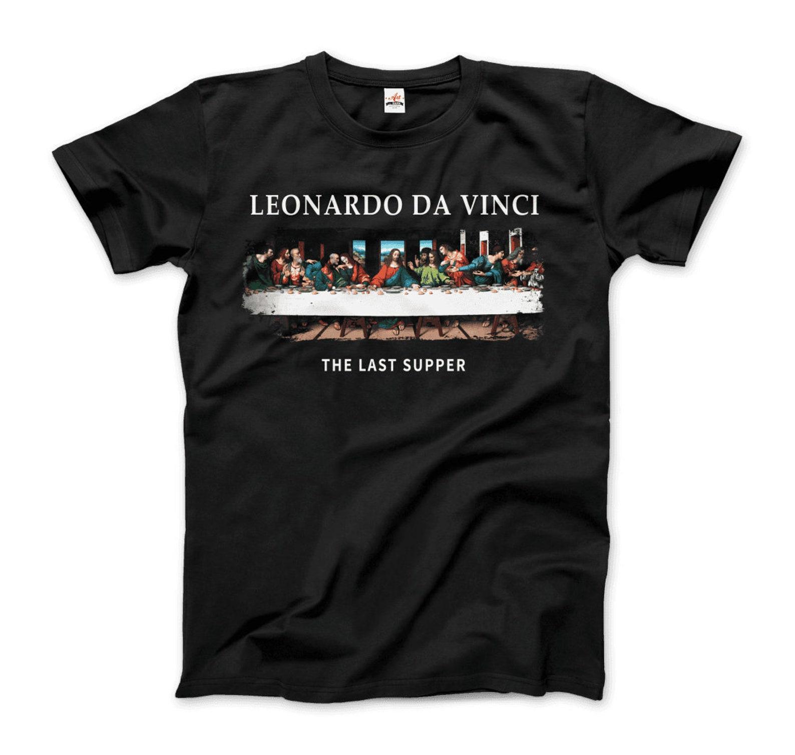 Leonardo Da Vinci - The Last Supper Artwork T-Shirt 3XL