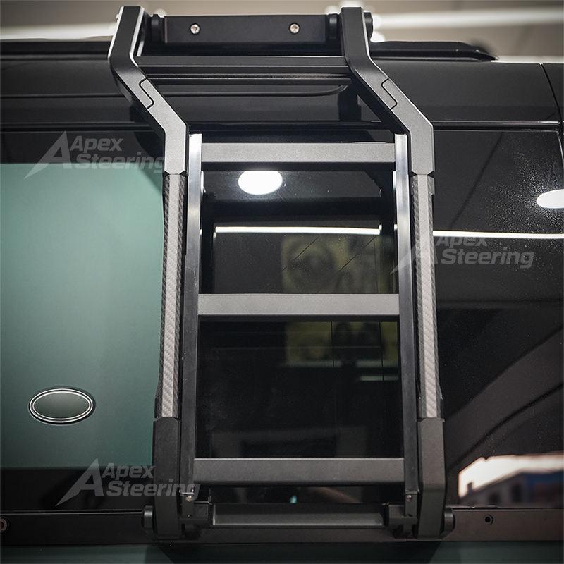Aluminum Carbon Fiber Side Ladder for Land Rover Defender Roof Rack