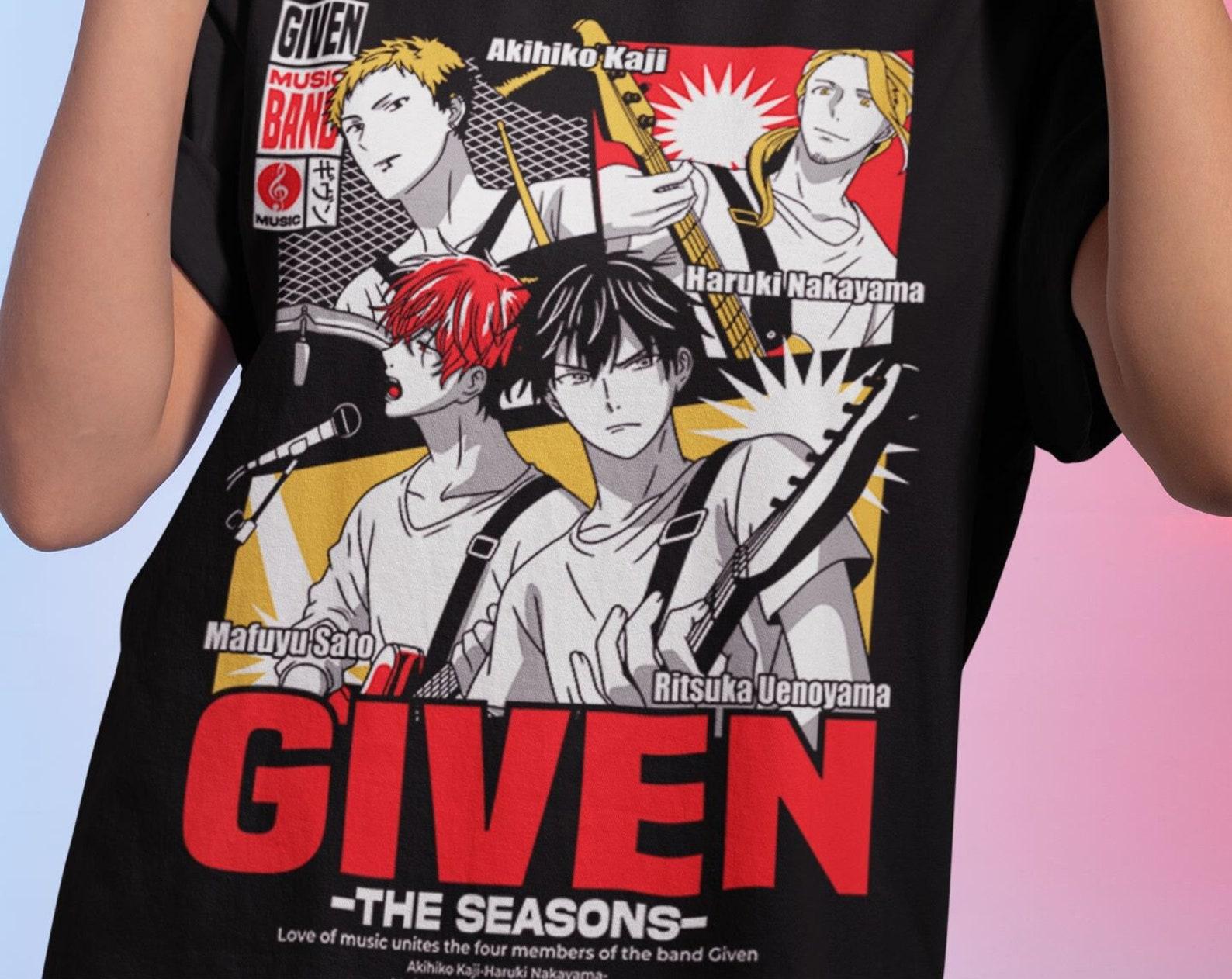 Unisex Given t shirt, Ritsuka Uenoyama shirt, Mafuyu Sato shirt, given anime sweatshirt, given anime, given gift, anime t shirt, given Shirt 3XL