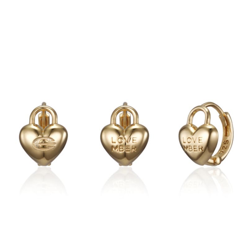 LOVEMBER [silver 925] LVM Key Hoops