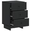 Nightstand Black 43 x 41 x 66.5 cm Particleboard