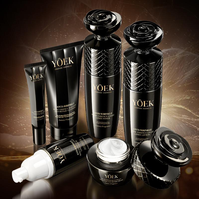 The Most Perfect of Essence Rose Anti-Wrinkle Fade Fine Lines Repair Gift Box Hydrating Skin Care Set Skin Care