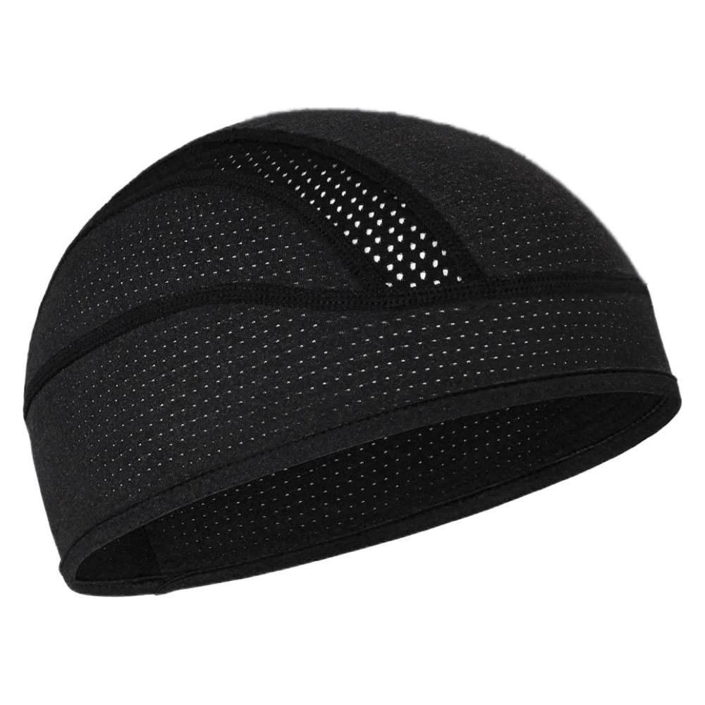 Summer Under Helmet Liner Bicycle Hat Mesh Skull Beanie Cap Headdress Headscarf Hiking Baseball Riding Beanie Men Women Hats