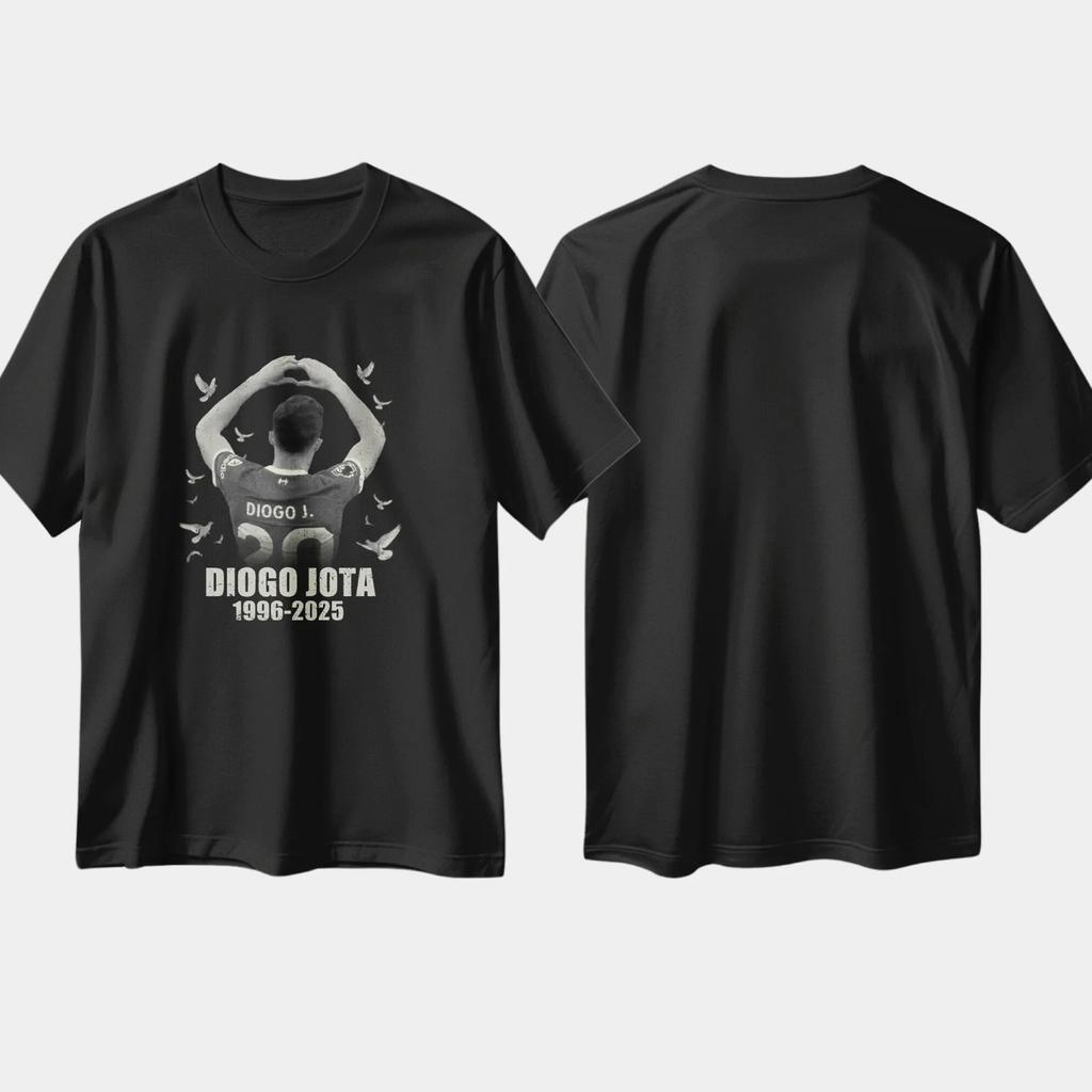 Football Star RIP JOTA Memorial T-shirt for Portuguese Graphic T Shirts Unisex Cotton Round Neck Streetwear Tees Short Sleeve