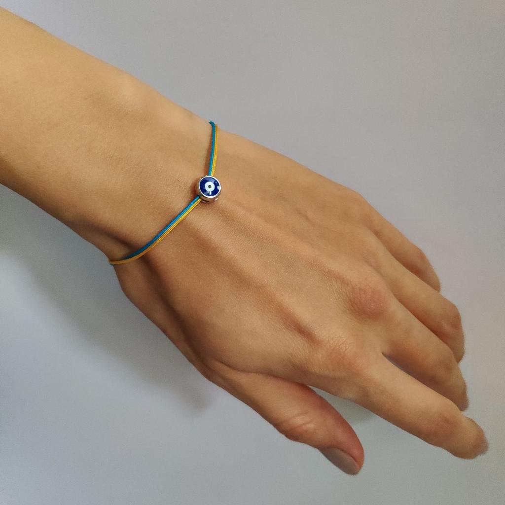 Silbernes Armband mit Emaille (2134008)