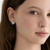 Cushion Halo Cubic Earrings EC3306