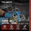 Motorcycle Fork Service Tool Kit, 3PCS Fork Maintenance Tool Set Fork Oil Level Tool, Fork Spring Compressor, And Damper Rod Bleed Tool