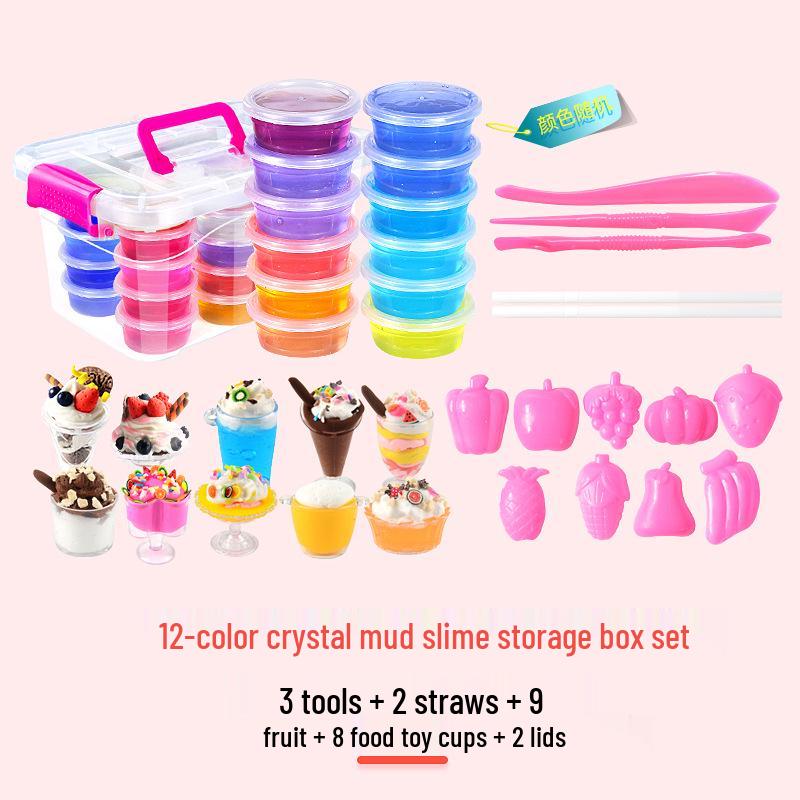 

Барвистий Кристалічний Слайм: Пінопластова замазка з ефектом Hug Milk та Bubble Putty від інтернет-знаменитості