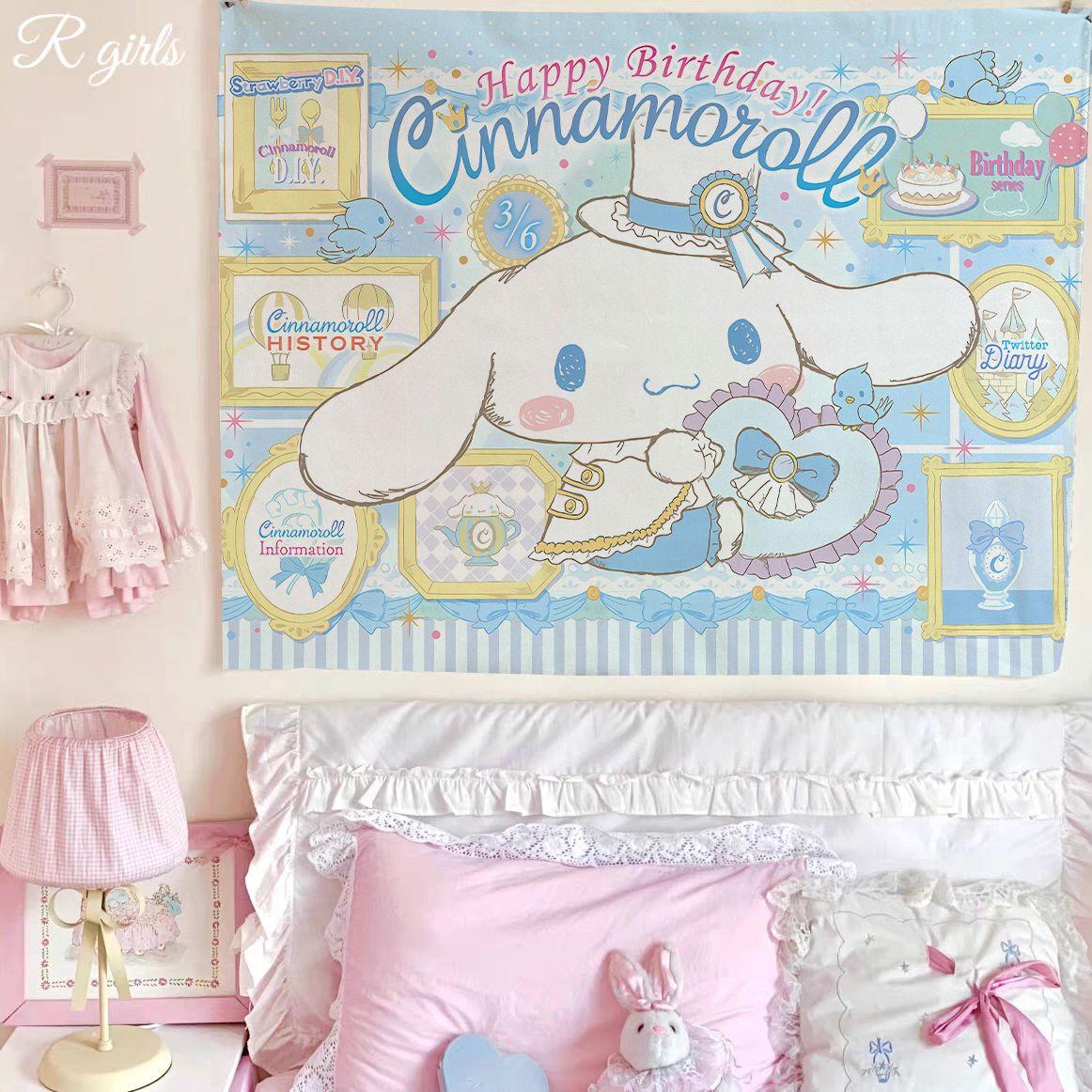 Tapestry Cartoon Sanrio 75x100 чёрный